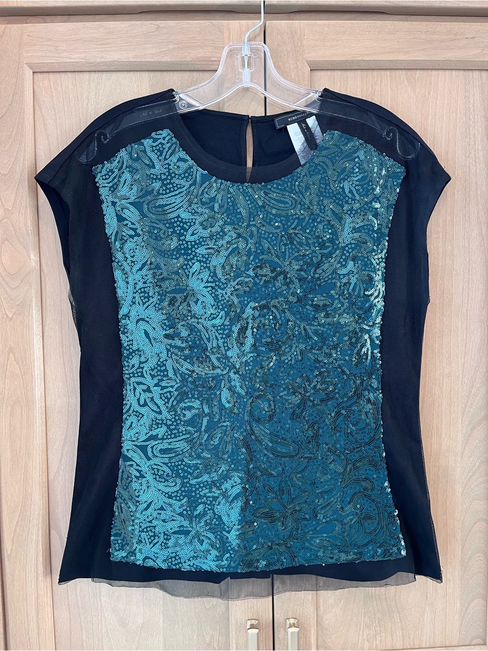 BCBG Sequin Top